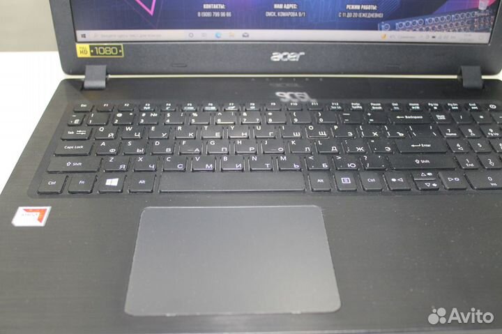 Ноутбук Acer 1920x1080 / AMD A6-9225