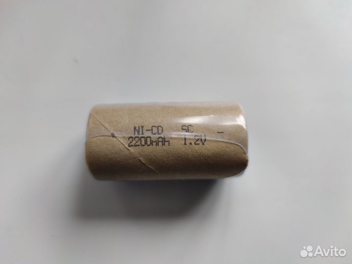 Аккумулятор Ni-Cd 1.2В SC 2200 мАч