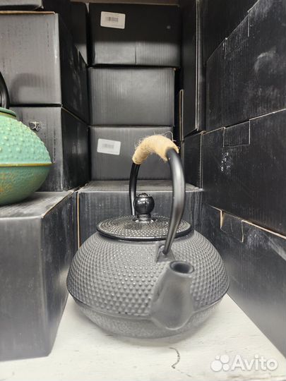 Чайник заварной чугунный