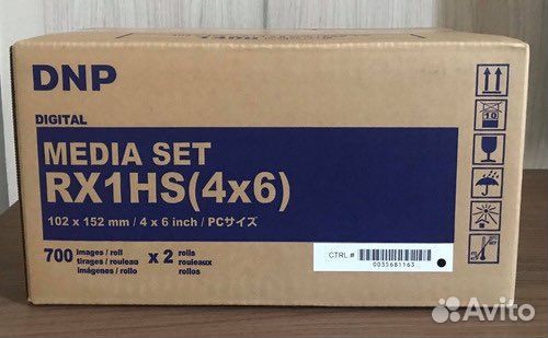 Фотобумага бумага-лента DNP + картридж rx1 10x15