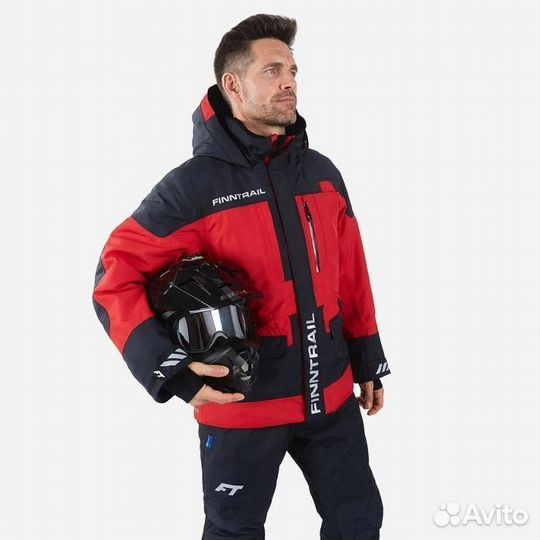 Костюм мужской зимний finntrail powerman Red L, 37
