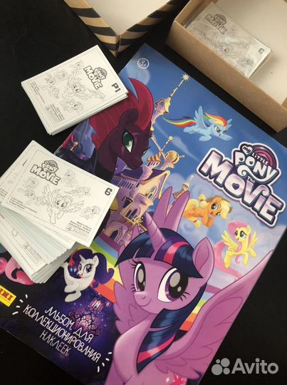 Panini наклейки my little pony movie