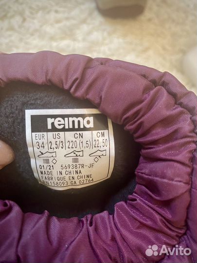Зимние ботинки Reima 34