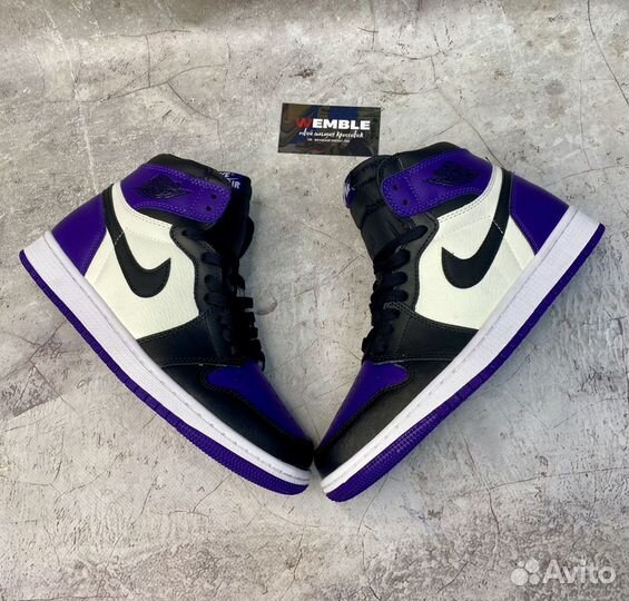 Кроссовки Nike Air Jordan 1 High Court Purple