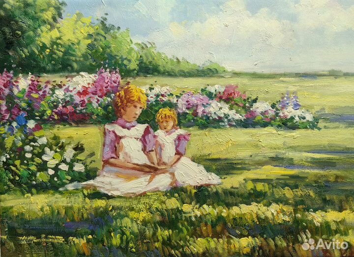 Картины пейзаж 30х40 см холст масло много разные