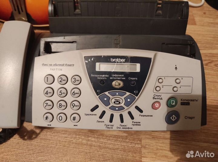 Факс brother fax t106