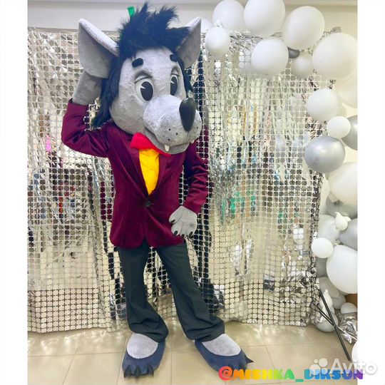 Поздравление Заяц & Волк, ростовые куклы