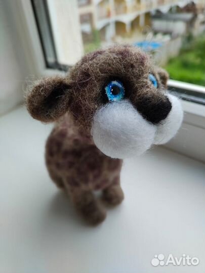 Игрушка ручной работы -Дымчатый ягуар