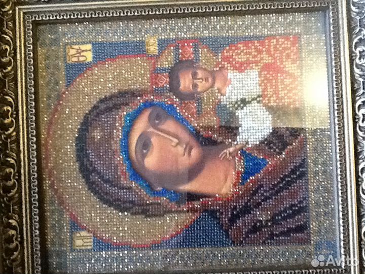 Икона вышитая бисером