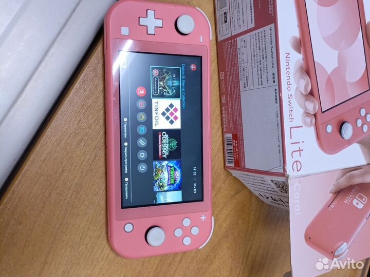 Nintendo switch lite прошитая с играми +160 gb