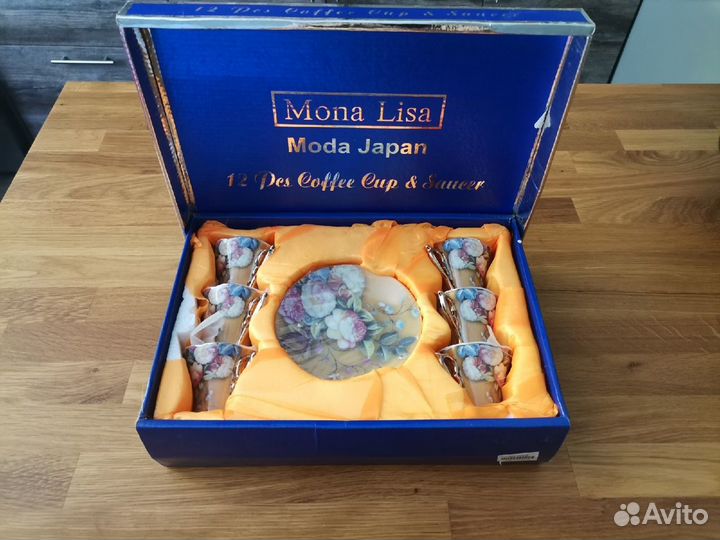 Кофейные сервиз Mona Lisa Японский фарфор новый