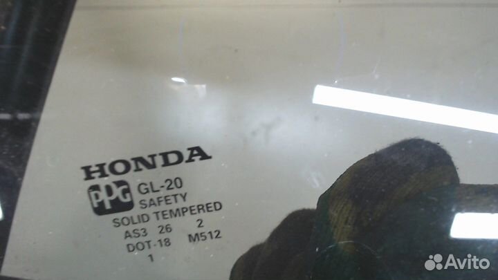 Стекло форточки двери Acura MDX, 2002