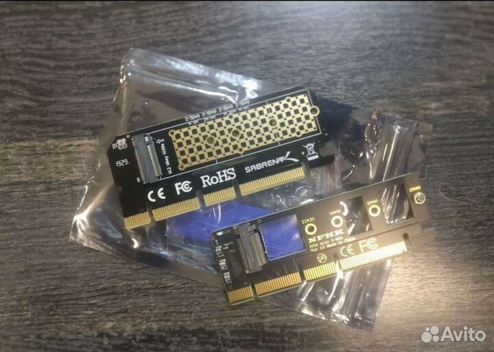 Адаптер для установки SSD M.2 (NVMe) в слот PCI-E