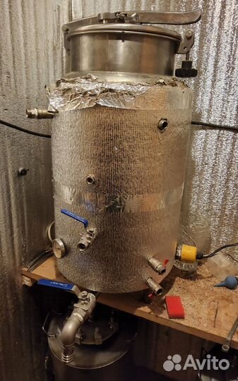 Пароводяной котел 50л + мешалка