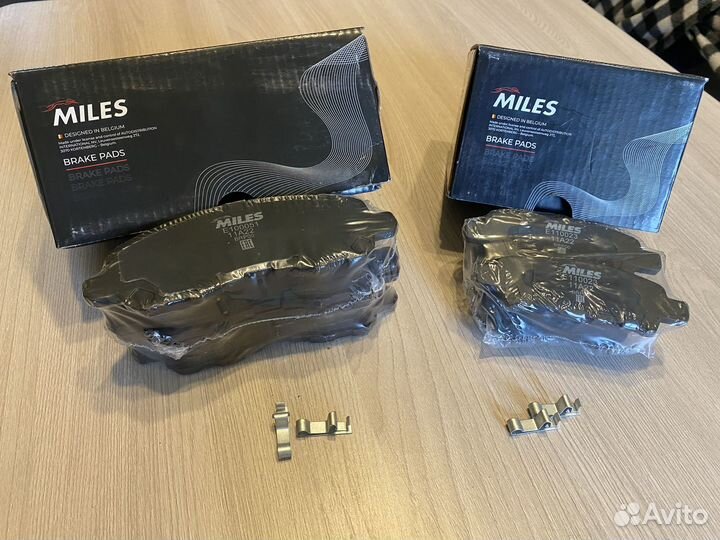 Тормозные диски и колодки Miles комплект