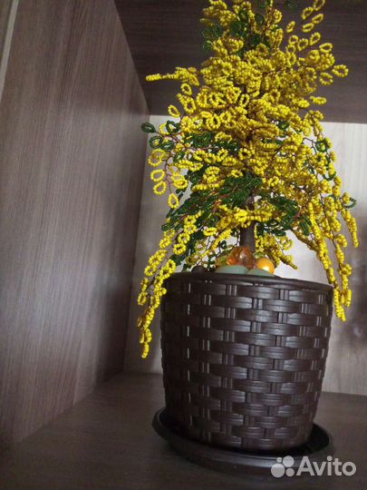 Дерево из бисера, ручная работа)