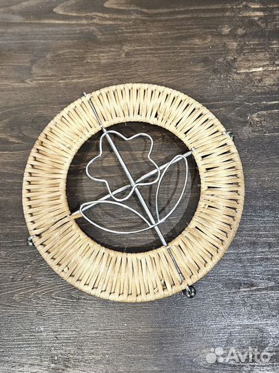 Подставки под горячее СССР плетеные 2 штуки