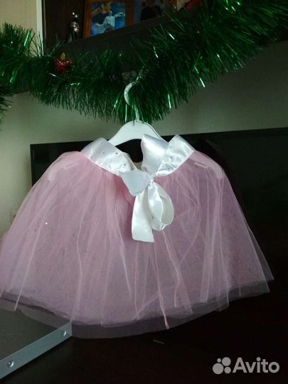 Юбка черная и розовая