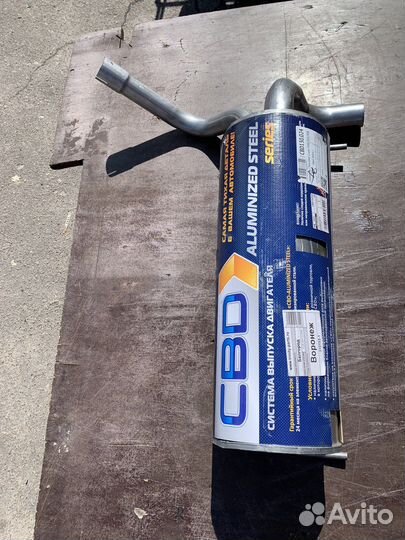 Глушитель chevrolet cruze