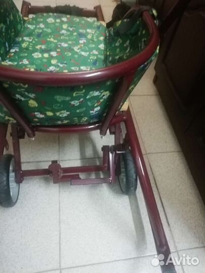 Детские санки на колесах