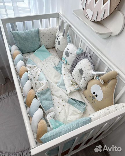 Для новорождённого, Комплект, Бортики заерюшки