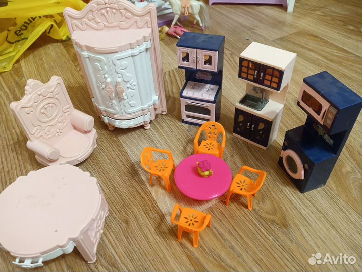 Мебель для кукольного домика барби