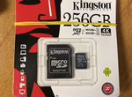 Карта памяти MicroSD Kingston 256gb 32gb/128gb
