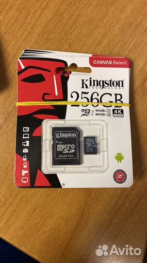 Карта памяти MicroSD Kingston 256gb 32gb/128gb