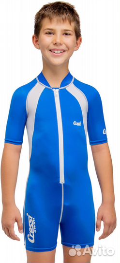 Детский лайкровый гидрокостюм для жаркой погоды с