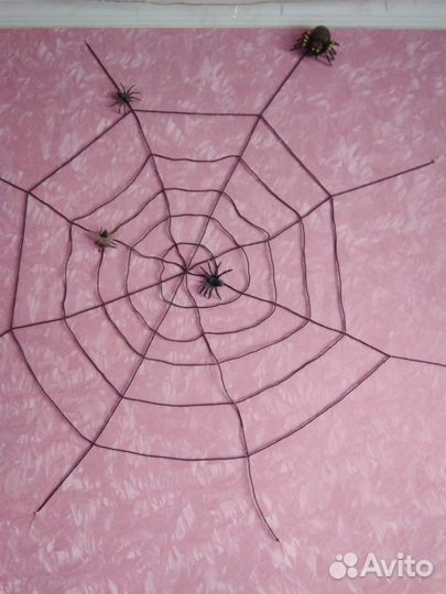 Паутинка из бисера