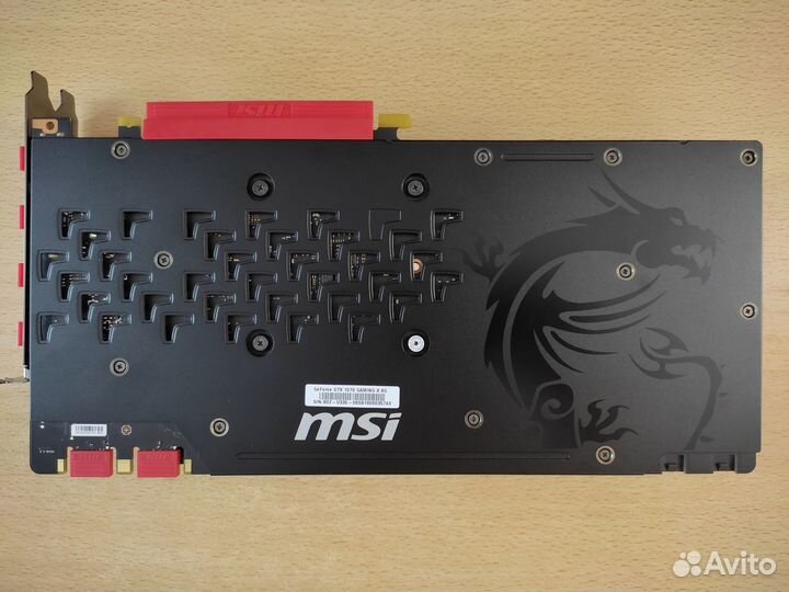 Видеокарта MSI GeForce GTX 1070 gaming X