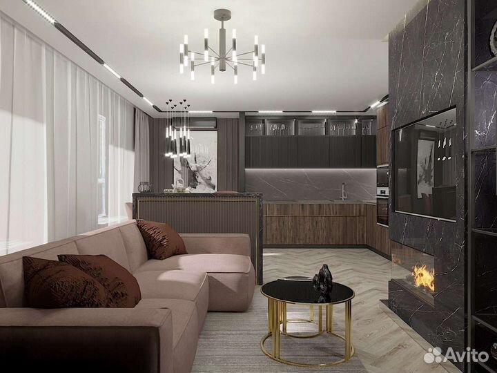 Дизайн интерьера/Планировки/Визуализации/Чертежи