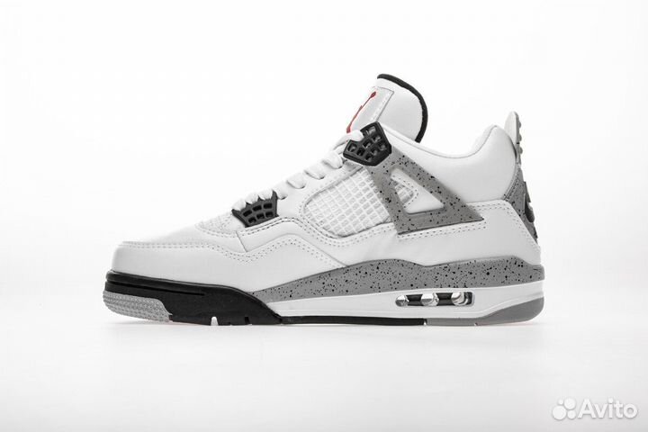 Кроссовки Nike Air Jordan 4 White Cement