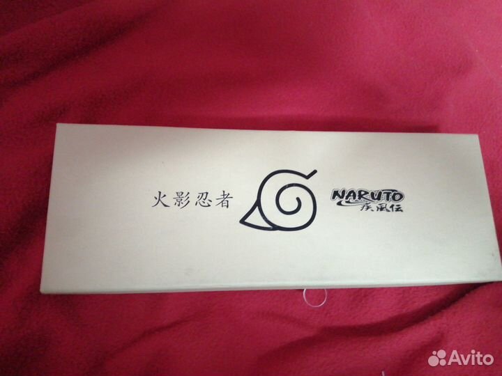 Набор наруто Кунай, сюрикен, повязка шиноби