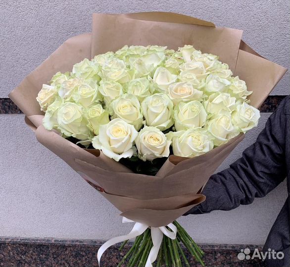 Букет из роз Эквадор и Голландия 51-101 розы