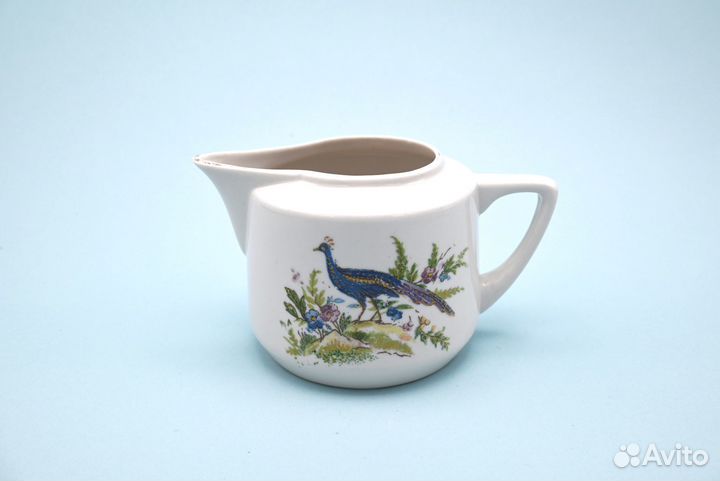 Молочник Павлин. 1935 - 1937 г. Красный фарфорист