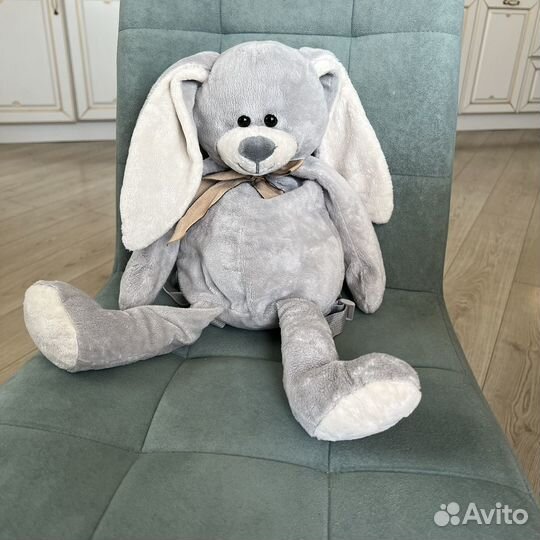 Заяц мягкая игрушка рюкзак