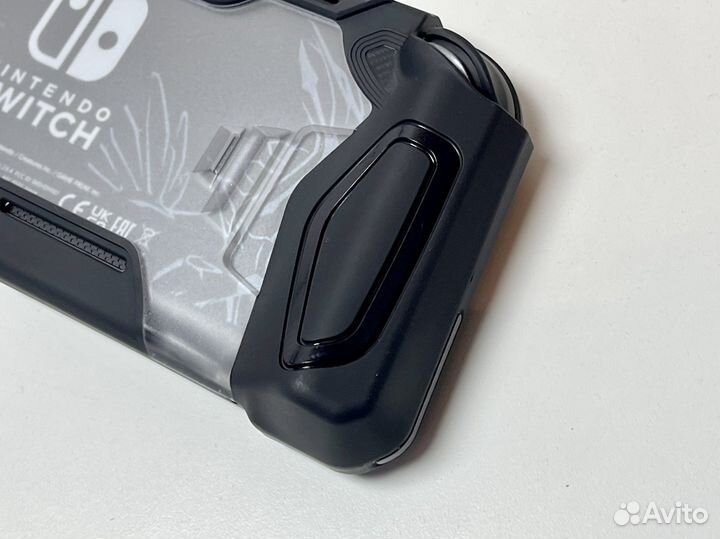 Грип-кейс для Nintendo Switch Lite (чехол черный)