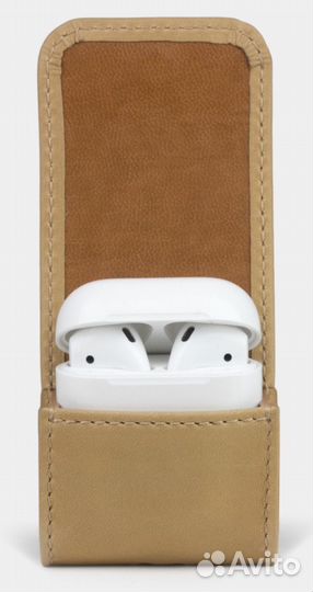 Кожаный чехол для наушников AirPods