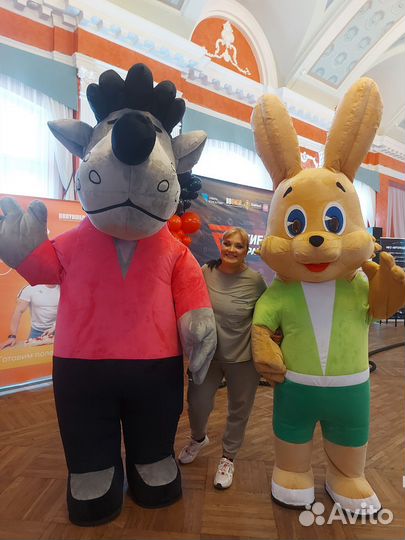 Аниматор Волк и Заяц Поздравят