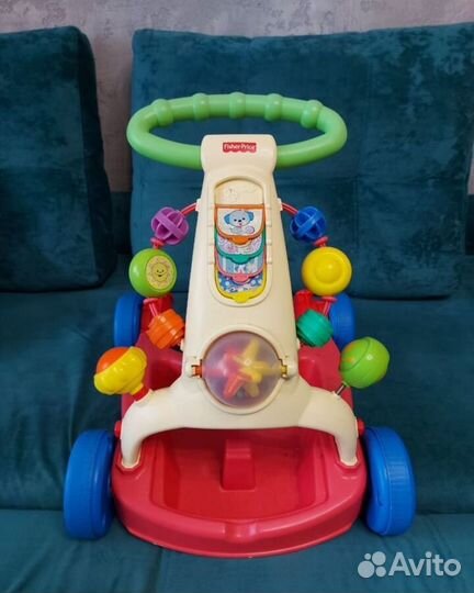 Собака толокар Mega Bloks, каталка Fisher Price