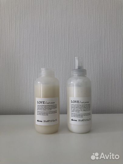 Davines love curl primer & cream