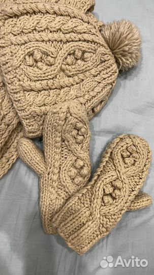 Комплект шапка и шарф женские