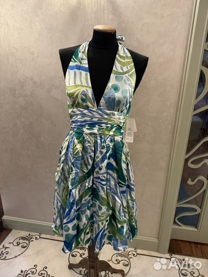 Шёлковое платье-сарафан