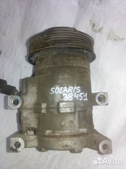 Компрессор кондиционера Solaris Rio 3 2010-2017