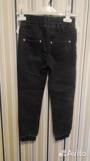 Джинсы и бомбер р-р 110-116