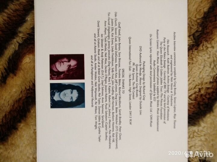 Queen A Night AT The Opera DVD- Video + CD-Audio