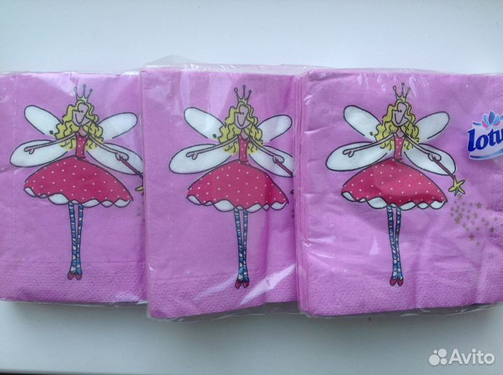 Аксессуары для праздника салфетки 