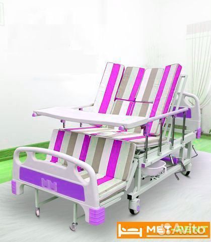 Медицинская кровать и матрас противопролежневый