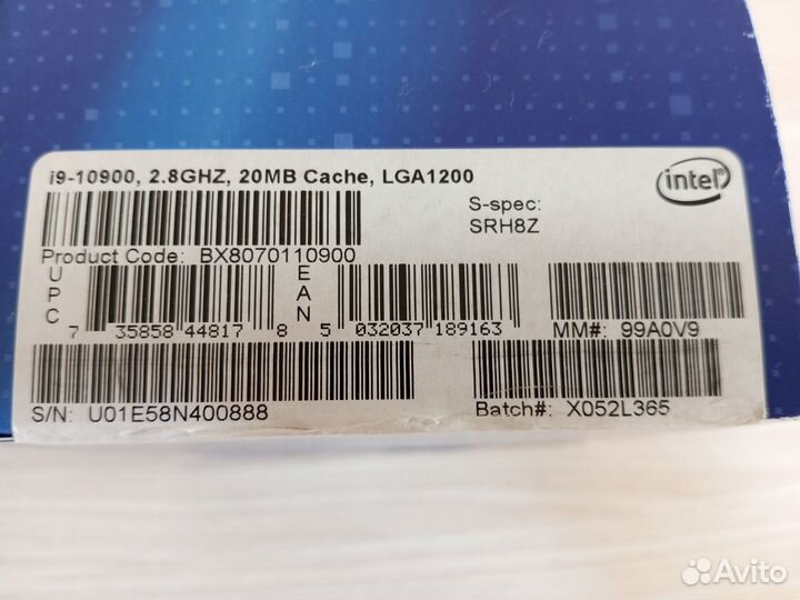 Intel core i9-10900 box & iGame RTX 3080TI Vulcan